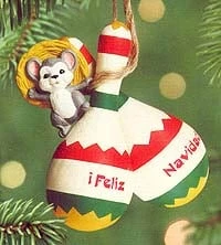 2000 Feliz Navidad Mouse On Maracas