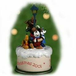 2001 Merry Carolers Mickey Mouse *Wind-up Music And Movement