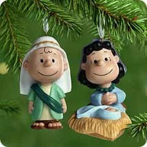 2001 Peanuts Pageant Nativity-Set Of 2