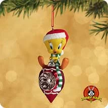 2002 Looney Tunes-Christmas Habitat-Tweety