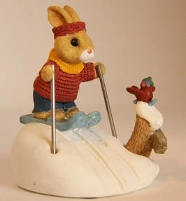 Tender Touches Bunny Skiing
