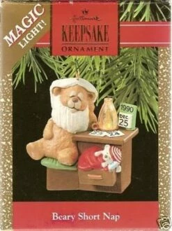 1990 Beary Short Nap Bear With Mouse *Magic