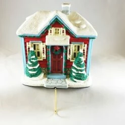 1996 Holiday House Lighted Stocking Hanger (Very Damaged Box)