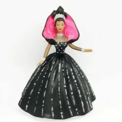 1998 Barbie-Holiday Barbie-African American 1st