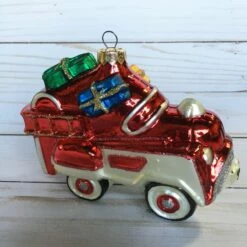 1998 Kiddie Car 1955 Murray Firetruck *Blown Glass