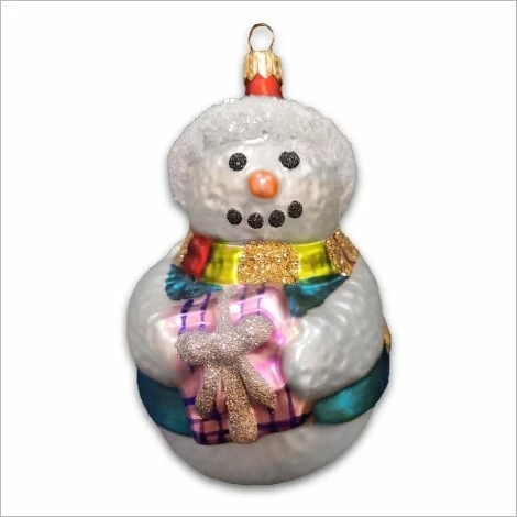 1999 Jolly Snowman *Blown Glass