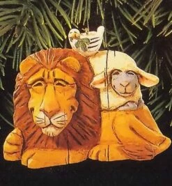 1999 A Time Of Peace Lion And Lamb