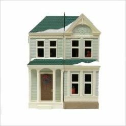 2013 Nostalgic Houses & Shops Victorian Dollhouse *Event (Green) *Unsigned (Very Slighly Damaged Box)