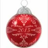 2013 Christmas Commemorative 1st Red Glass Ball