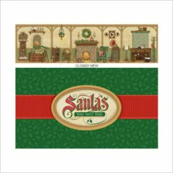 2013 Santa's Home Sweet Home Backdrop *Event
