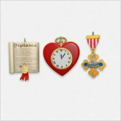 2015 Wizard Of Oz A Brain, A Heart, The Nerve Set/3 *Miniature *Ltd Qty (Slightly Damaged Box)