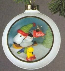 1980 Snoopy & Friends Panorama 2nd (No Box) *Yellowed With Some Scratches On Front