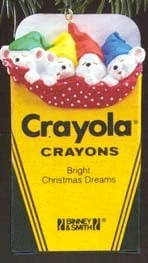 1987 Crayola Crayons Bright Christmas Dreams (No Box)