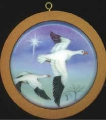 1987 Holiday Wildlife 6th Snow Goose (Slightly Damaged Box)