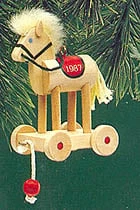 1987 Wood Childhood Toys 4th Horse (Slightly Damaged Box)