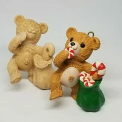 1989 Porcelain Cinnamon Bear 7th *Hand Painted Artist Prototype And Wax Mold