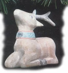1991 Folk Art Reindeer
