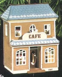 1997 Nostalgic Houses & Shops 14th Cafe (Slightly Damaged Box)