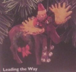 1997 Leading The Way Folk Art Moose
