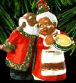 1997 Stealing A Kiss African American Santa