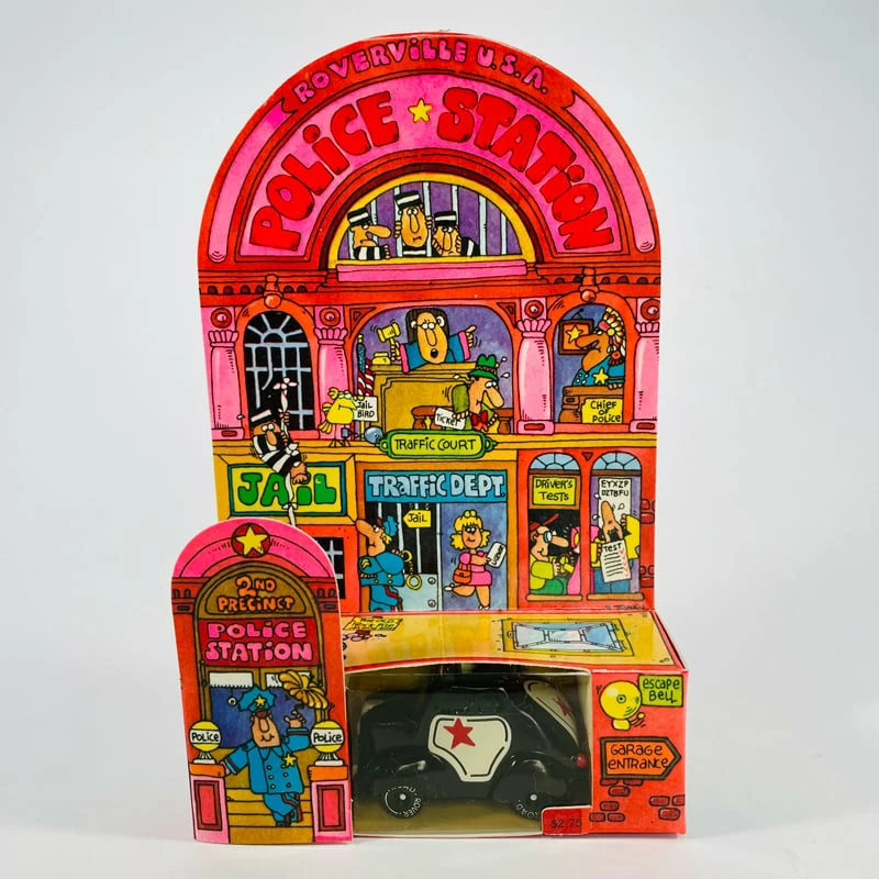 1983 Road Rovers Fuzzmobile Die-Cast Metal Car (Mint In Package)