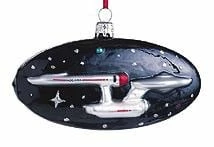 1999 Star Trek USS Enterprise NCC-1701 Blown Glass