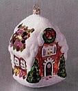 1998 Sugarplum Cottage *Blown Glass (Slight Wear On Box)