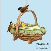 2004 Nature's Sketchbook Chatty Chickadees Marjolein Bastin (Damaged Box)
