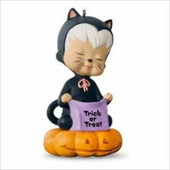 2016 Mary's Angels Sweet Trick-or-Treater Cat *Halloween