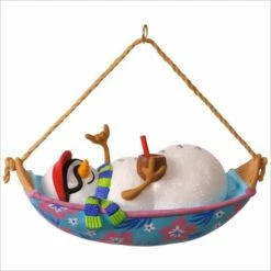 2017 Mele Kalikimaka Snowman In Hammock *Magic