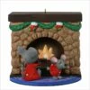 2020 Merry Mice By Fireplace *Requires Keepsake Power Cord