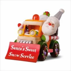2018 Santa's Sweet Snow Plow *Magic *Signed By Artist