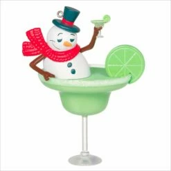 2022 Feliz Navidad Margarita Glass With Snowman *Magic