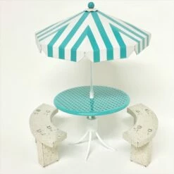 Table And Benches Set/3 Kiddie Car Accessory