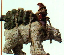 1993 Folk Art Polar Bear Adventure