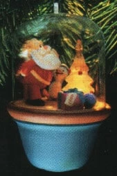 1986 Santa And Sparky 1st Lighting The Tree *Magic
