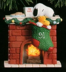 1991 Peanuts 1st Fireplace *Magic