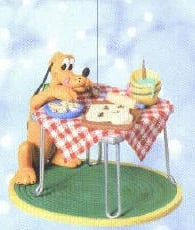 2004 Sneaking A Treat Pluto Eating Cookies *Disney