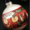 1977 Peanuts Fireplace Scene Ball