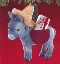 1988 Feliz Navidad Burro
