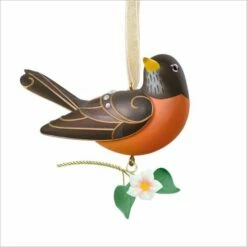 2018 Beauty Of Birds 14th Robin (Damaged Box.. TORN)