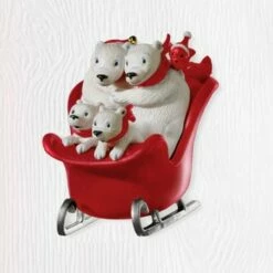 2010 Sleigh Ride Polar Bear Family *Magic
