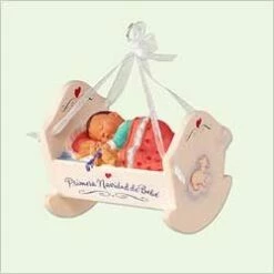 2005 Baby's 1st Christmas - Spanish -Cradle (Slightly Damaged Box)