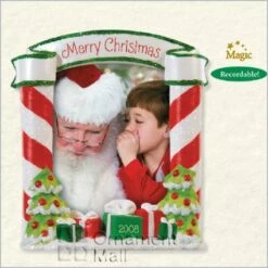 2008 Sittin' On Santa's Lap Photo Holder *Magic