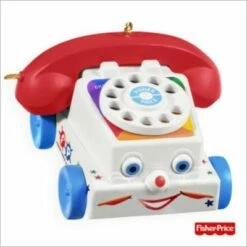 2009 Chatter Telephone Fisher Price Toy Ornament *Signed By Artist