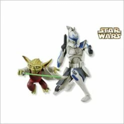 2010 Star Wars Master Yoda And Captain Rex Set/2 (Slightly Damaged Box)