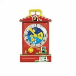 2011 Fisher Price Music Box Teaching Clock *Magic
