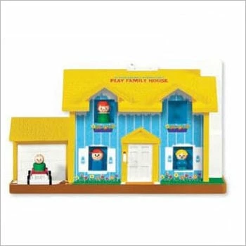 2011 Fisher Price Play Family House Ornament *Signed By ARTIST