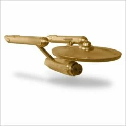 2016 Star Trek USS Enterprise Gold Pilot Version 50th Anniversary *Magic