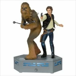 2022 Star Wars A New Hope Collection Han Solo And Chewbacca *Storytellers *Requires Keepsake Power Cord